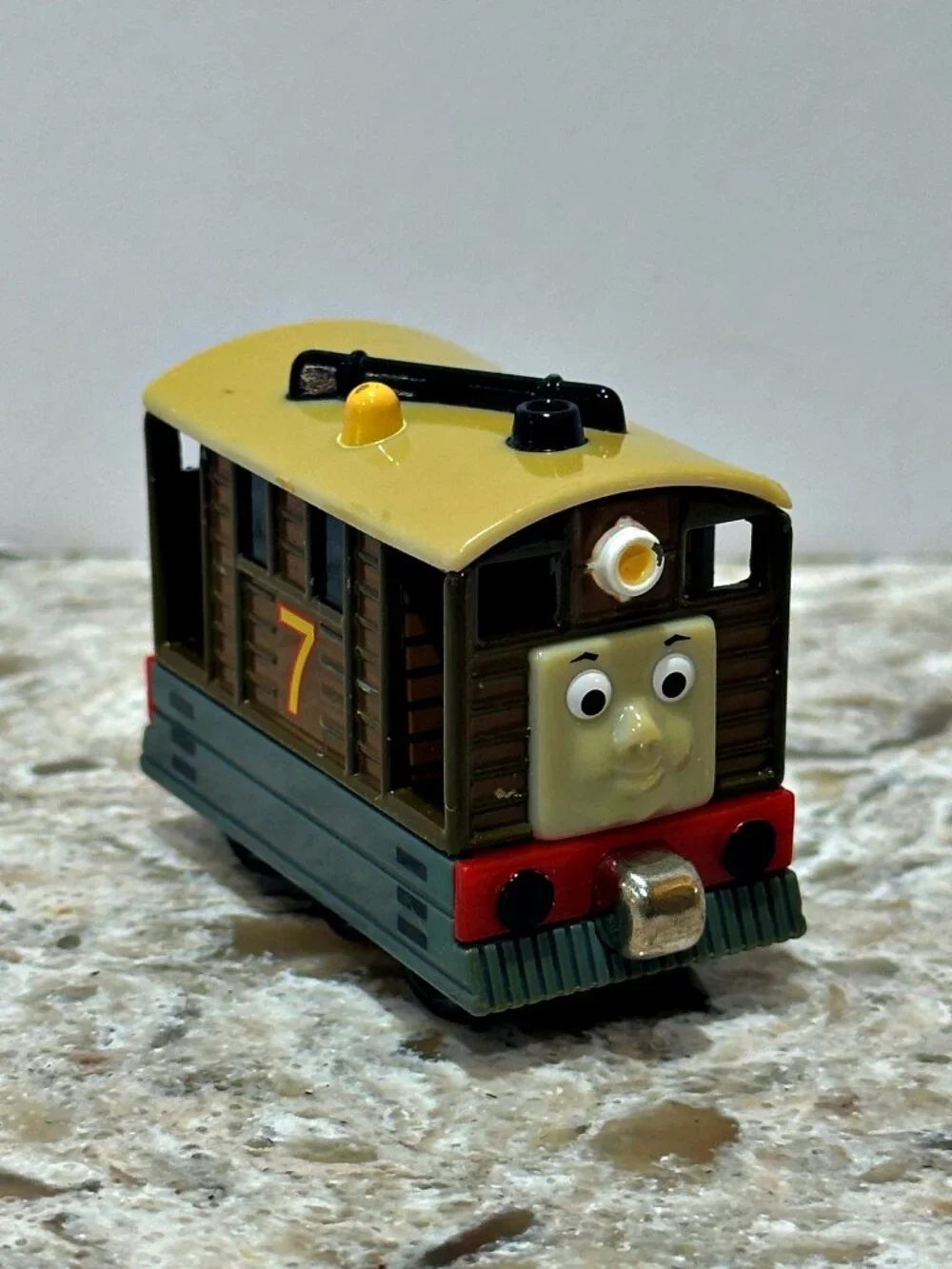 Thomas & Friends Toby the Tram #7 Take Along 2002 Learning Curve Diecast Gullane